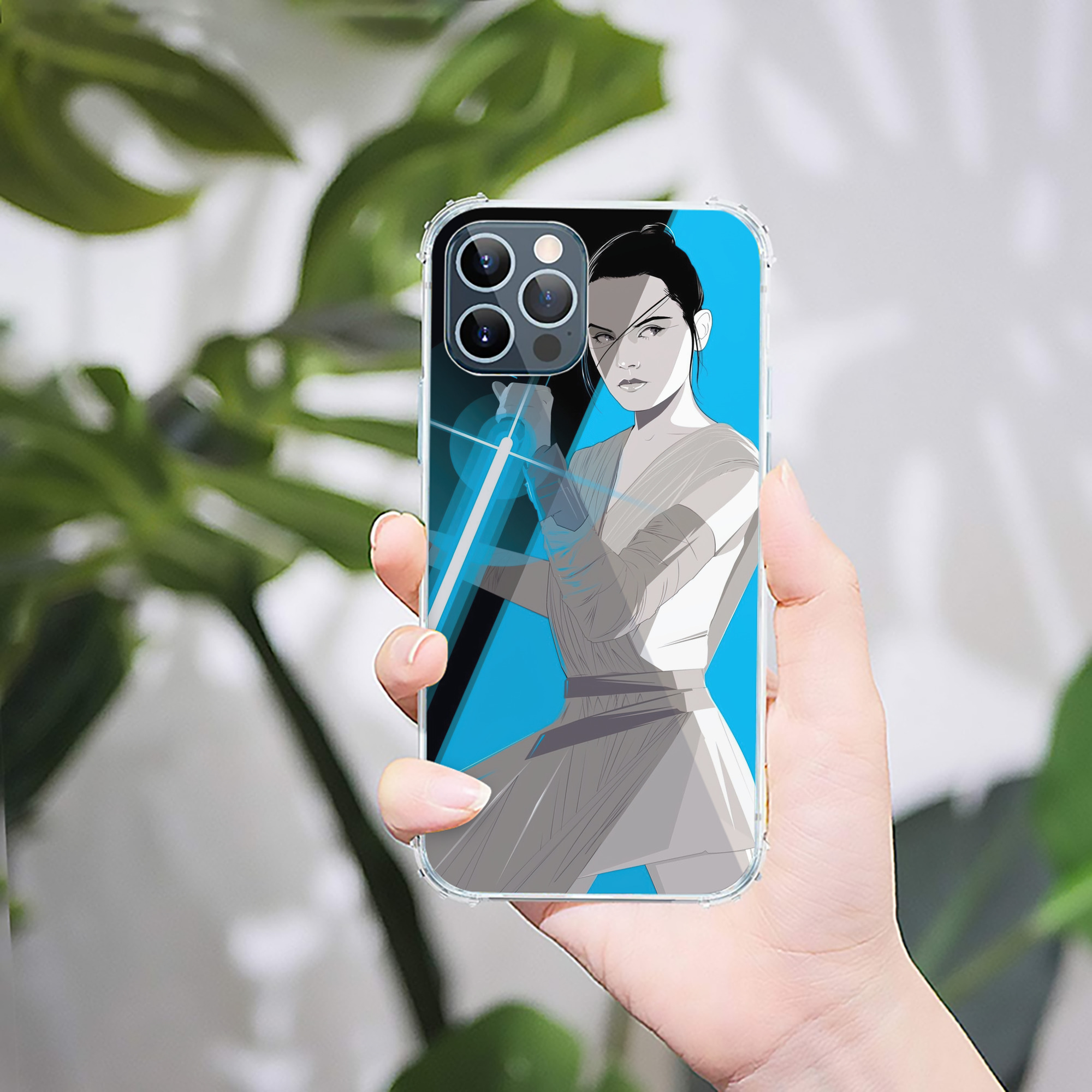 （画像用） スター・ウォーズ Star Wars 【iPhone 12シリーズ対応】透明スマホケース（クリアソフトケース）